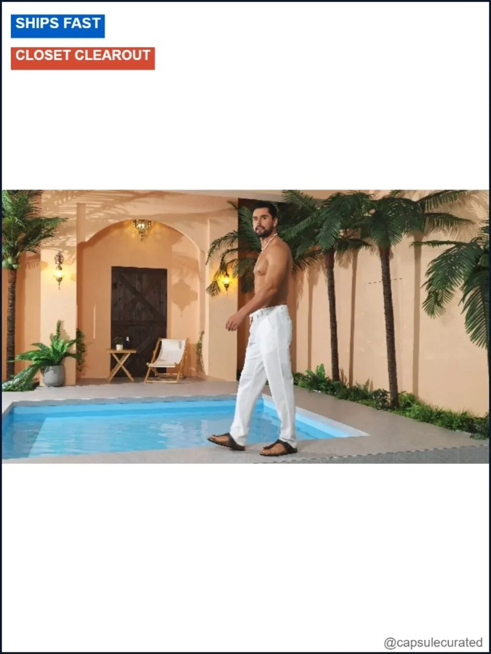 Men's Linen Pants Casual Dress Pants with Drawstring Pockets Breathable